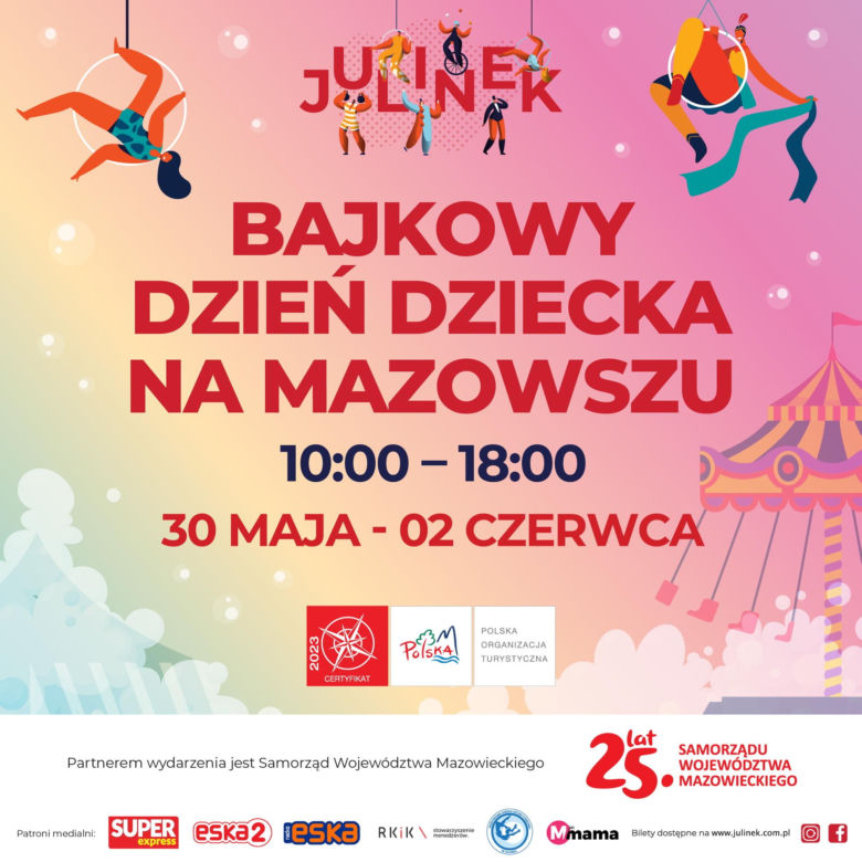 Julinek Park. Długi Bajkowy Dzień Dziecka na Mazowszu, moc atrakcji pod gołym niebem!