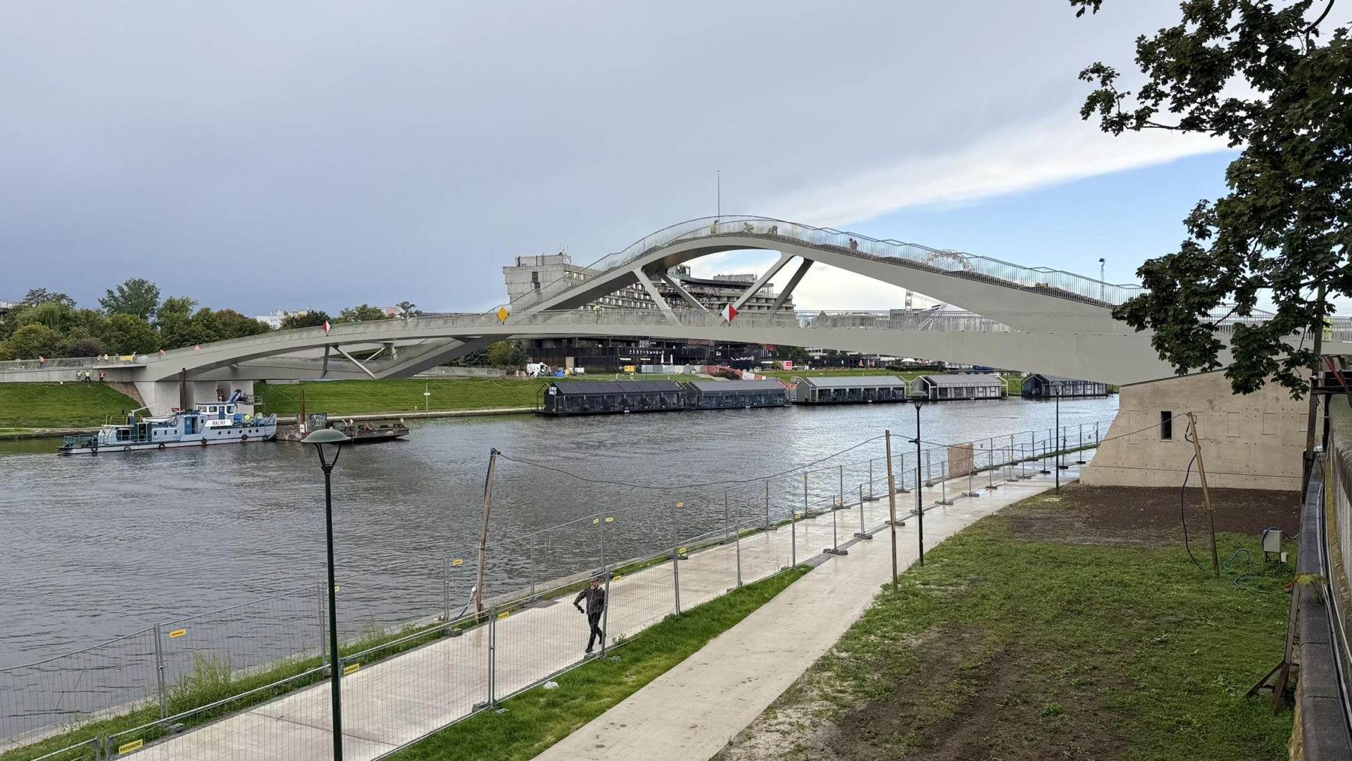 Kładka Kazimierz - Ludwinów w Krakowie - wrzesień 2026