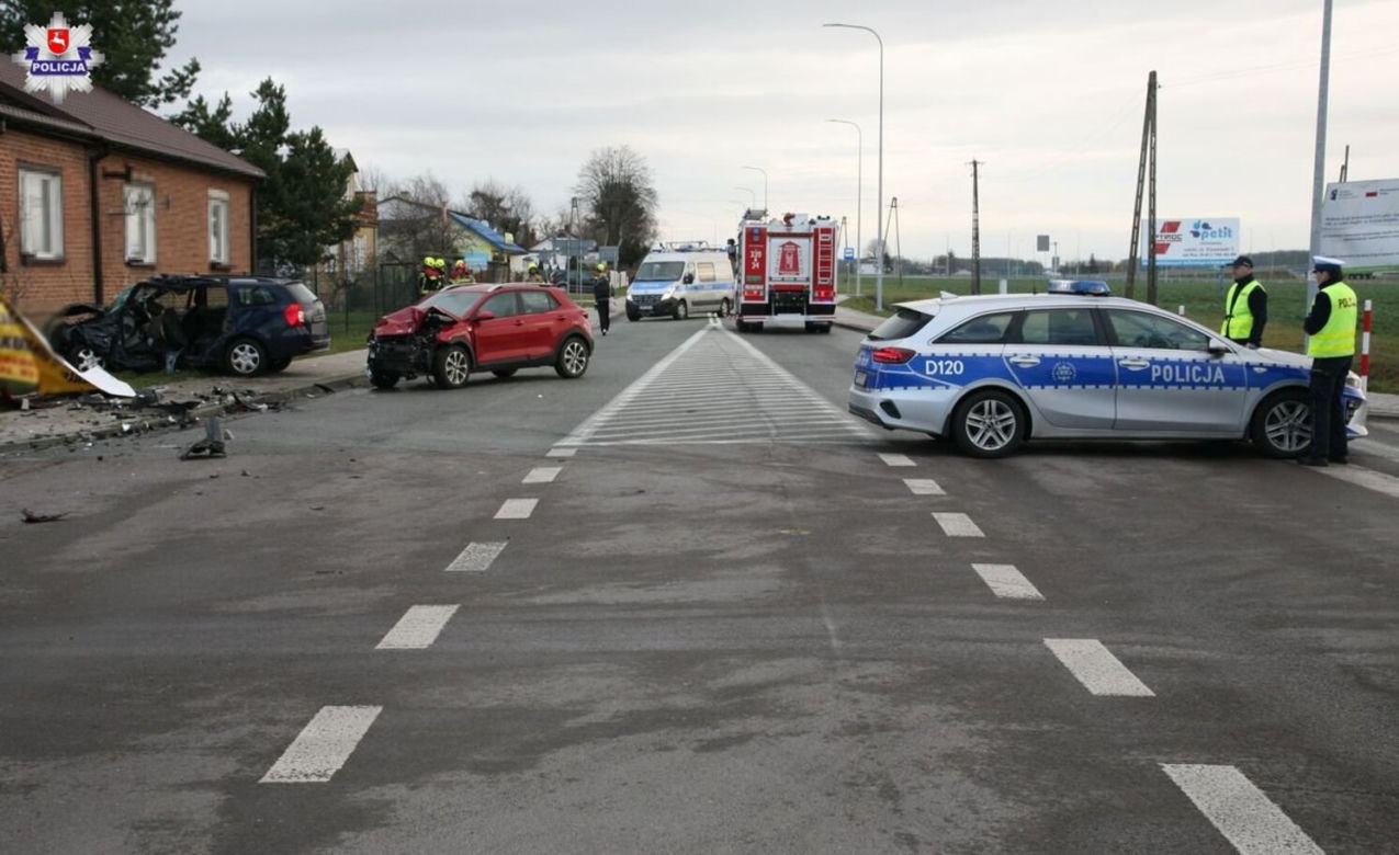 Wypadek w Strzeszkowicach Dużych. 18-latek miał prawo jazdy od niecałego miesiąca