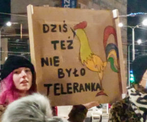 Protest Wolne media w Szczecinie