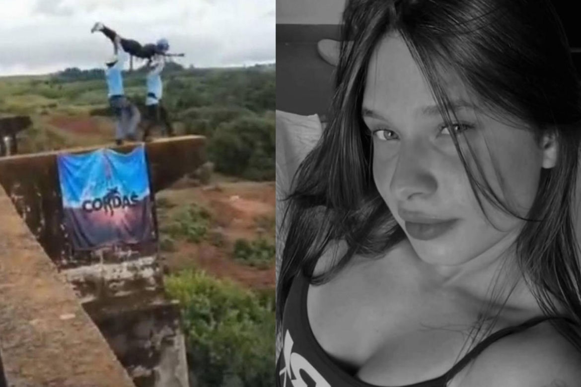 Horror podczas skoku na bungee! Zapomnieli o linie