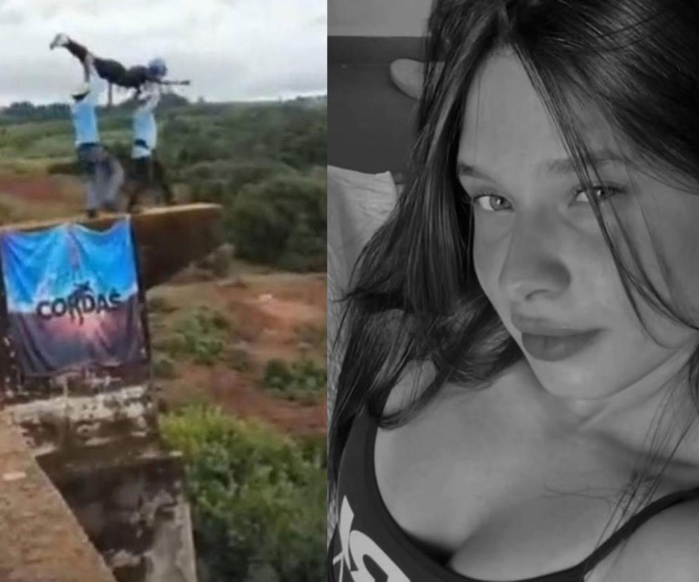 Horror podczas skoku na bungee! Zapomnieli o linie