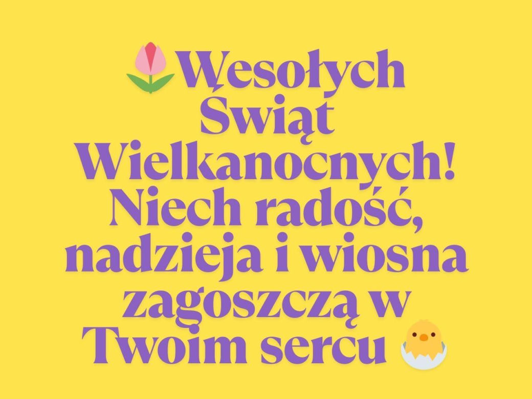 Wesołych Świąt Wielkanocnych 2025 - życzenia krótkie, piękne, SMS