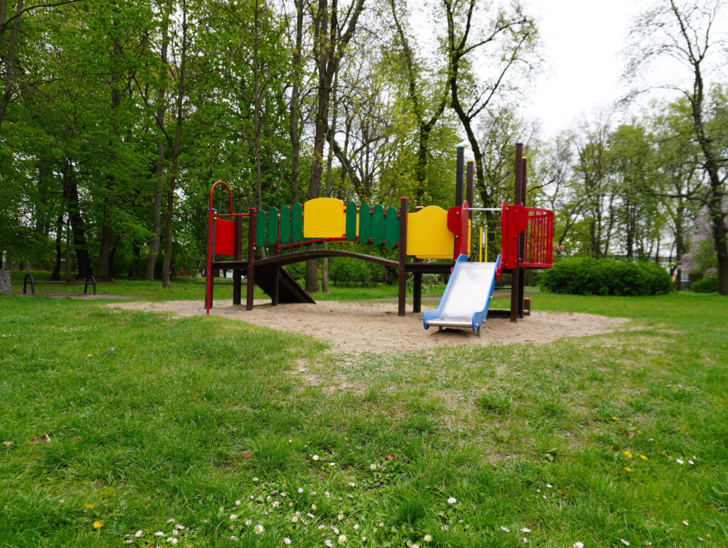 Park Bronowice wiosną 2024