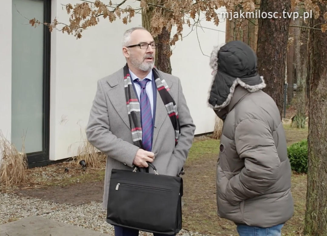 M jak miłość, odcinek 1804: Wiesiek (Marcin Zarzeczny), Adam Werner (Jacek Kopczyński)