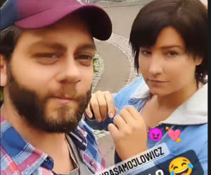 M jak miłość po wakacjach 2021. Majka Chojnacka (Laura Samojłowicz), Krzysiek Sawicki (Michał Chruściel)