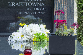 Barbara Krafftówna i jej skromny grób.