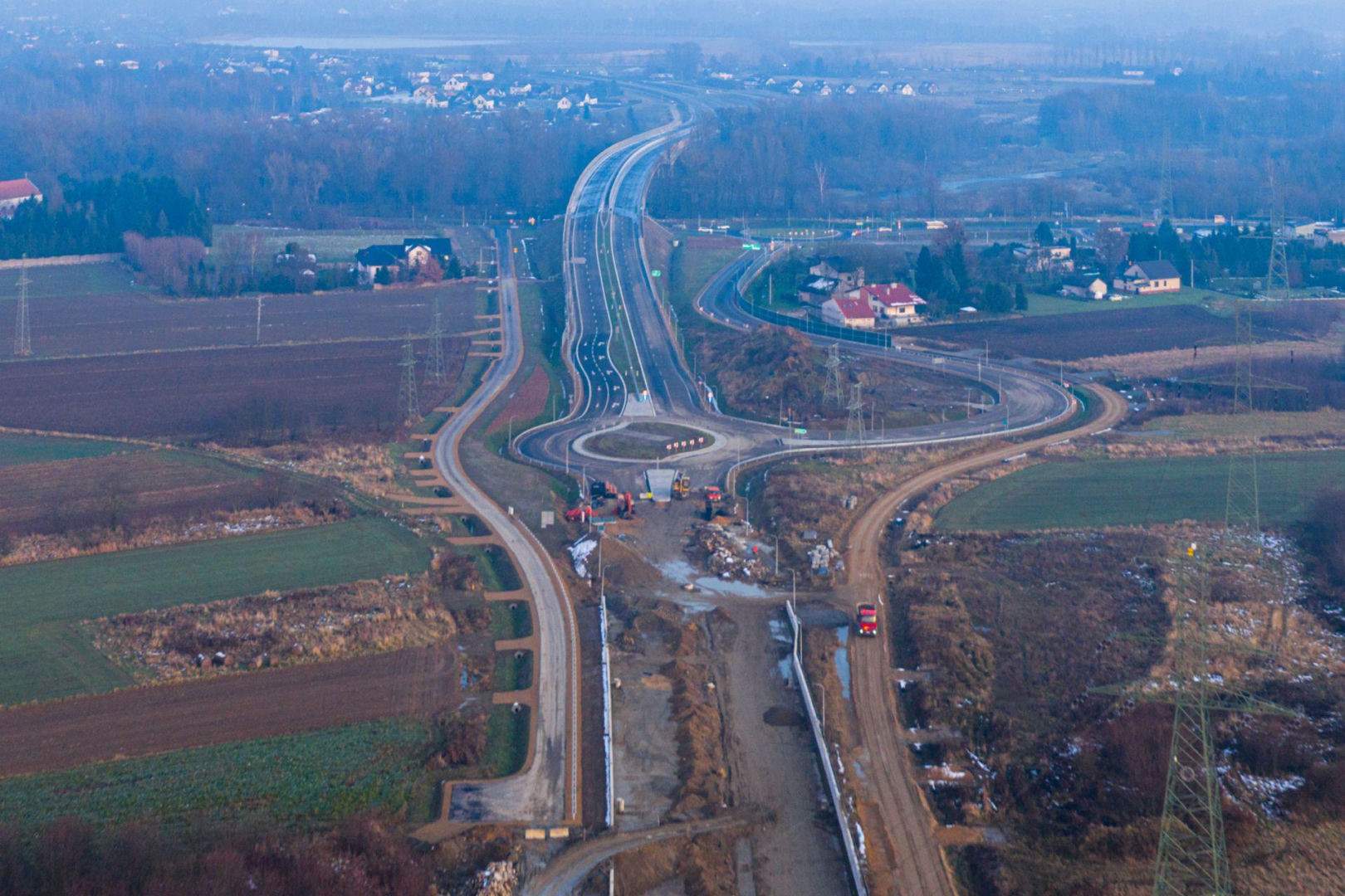 Obwodnica Oświęcimia w budowie