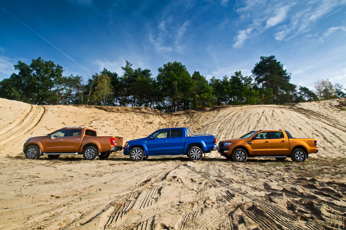 Nissan NP300 Navara, Volkswagen Amarok V6, Ford Ranger Wildtrak