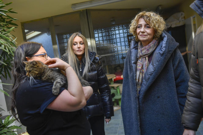 Małgorzata Rozenek-Majdan odwiedziła schronisko w Łodzi