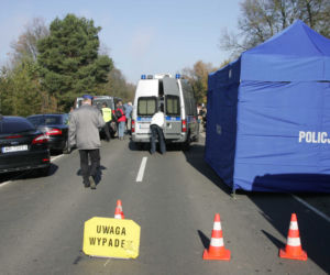 Wypadek pod Nowym Miastem: Policja bada dwie wersje zdarzeń
