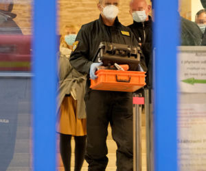 Alarm bombowy na Pradze-Południe 