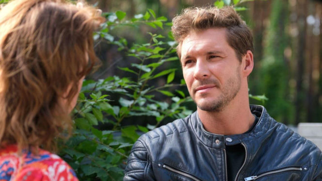 M jak miłość odc. 1897. Marcin (Mikołaj Roznerski), Joanna Baczewska (Kinga Głogowska)