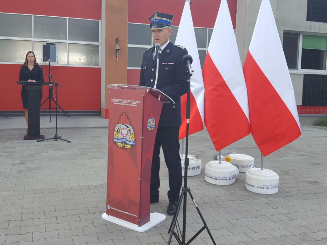 Duże prace za duże pieniądze. Straż pożarna w Lesznie pochwaliła się remontami 