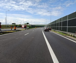 Niespokojny weekend na tarnowskim odcinku A4