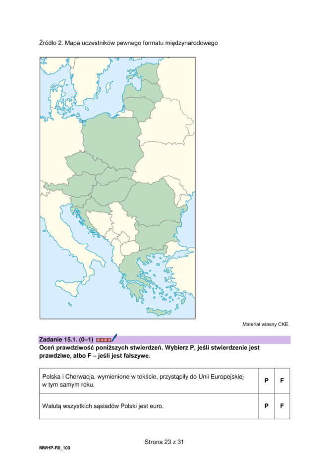 Próbna matura 2026: WOS. Arkusze CKE, pytania i odpowiedzi z WOS-u [16.01.2026]