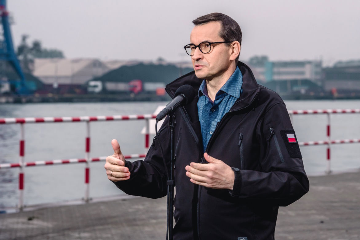 Premier w Gdańsku. Morawiecki sprawdził węgiel