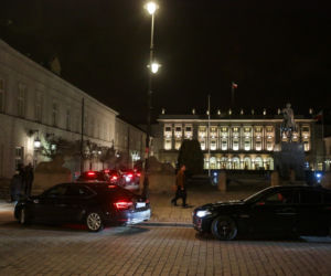 Wieczorne spotkanie Andrzeja Dudy z PiS w pałacu prezydenckim