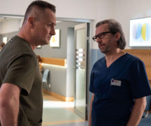 Na dobre i na złe odc. 988. Aleś Zagajewski (Paweł Małaszyński), Artur Bart (Piotr Głowacki)