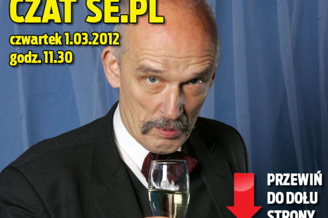 Janusz Korwin - Mikke, CZAT SE.pl: czwartek 01.03.2012, godzina 11.30