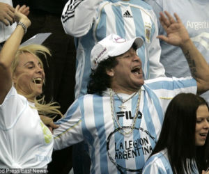 Claudia Villafane i Diego Maradona