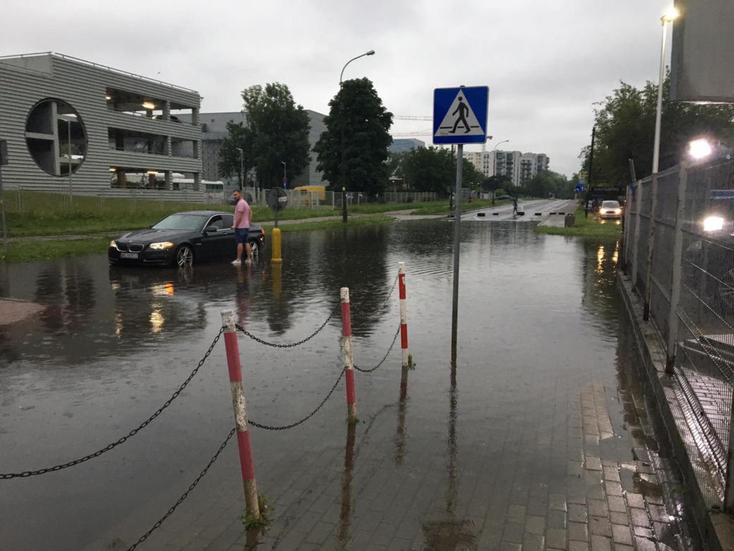 Ulewy i burze w Polsce - zdjęcia