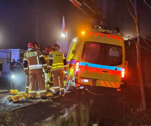 Karetka roztrzaskała się w pałacu