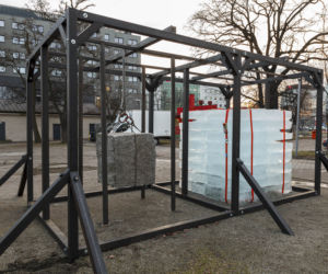 „Maszyna Czasu” przed Muzeum Współczesnym we Wrocławiu