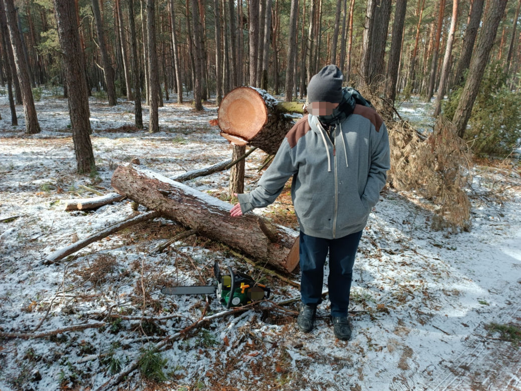 Drzewo zabiło Zygmunta, gdy testował piłę. "Widziałem błysk w jego oku, gdy ją sobie kupił"