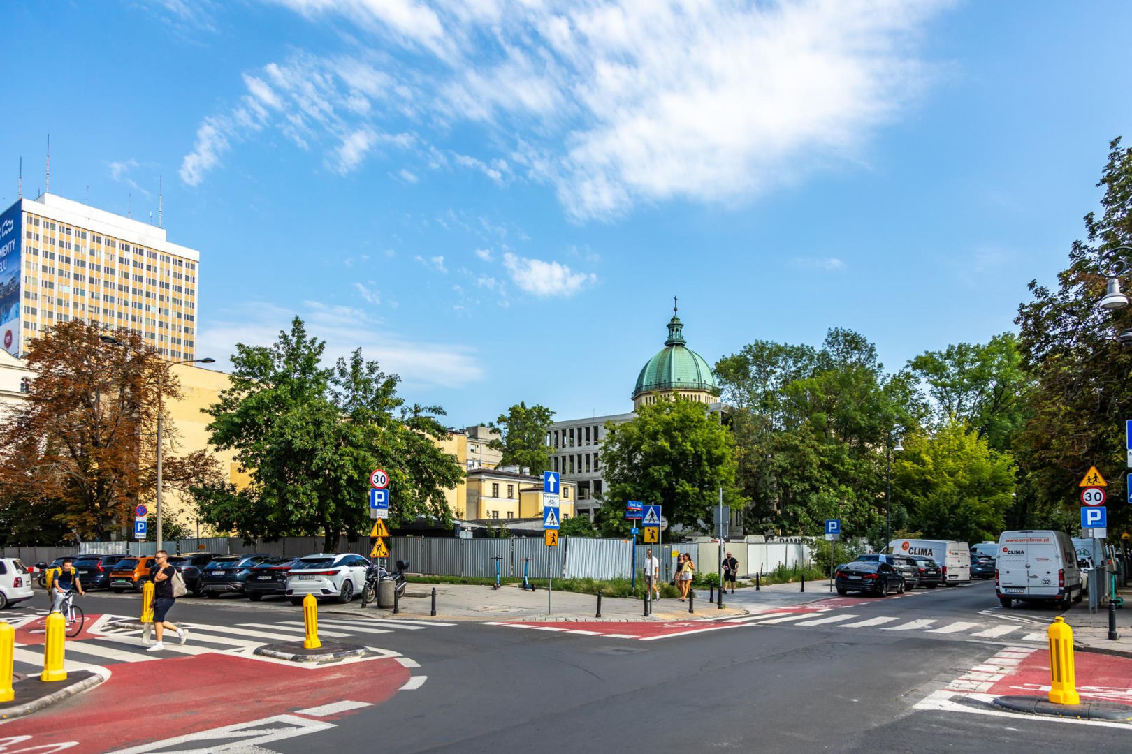 Plac budowy Roma Tower w Warszawie