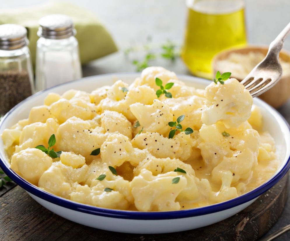 Kalafior w mlecznym sosie - delikatny i pyszny