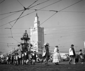 Pałac Kultury i Nauki w Warszawie na archiwalnych  fotografiach (1958 r.)