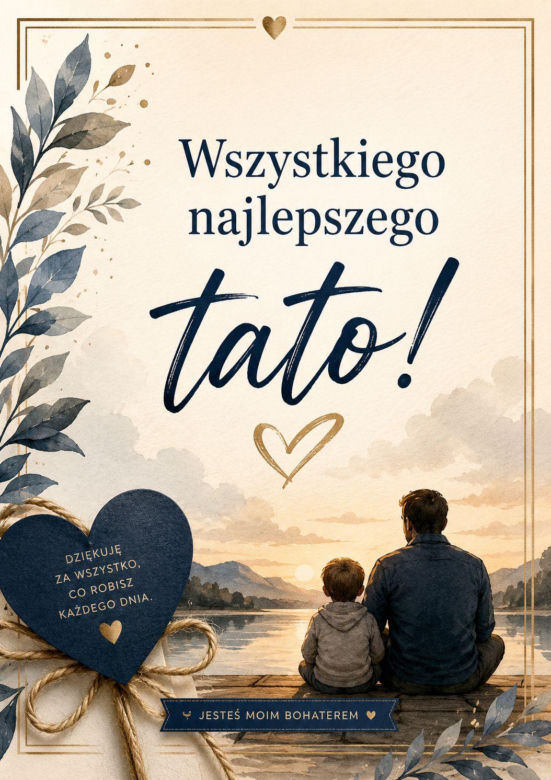 Dzień Ojca. Piękne kartki do wysłania tacie