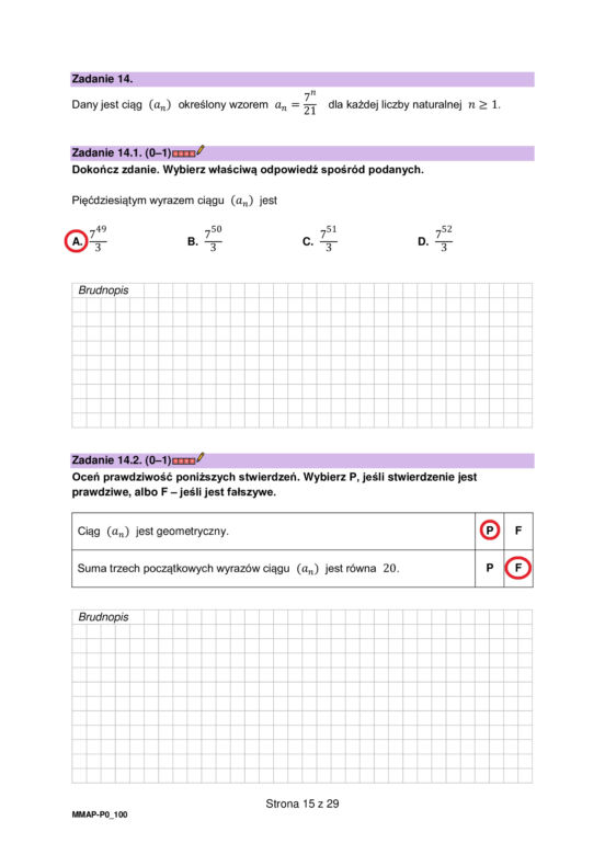 Matura próbna 2023: Matematyka. Oficjalne odpowiedzi CKE