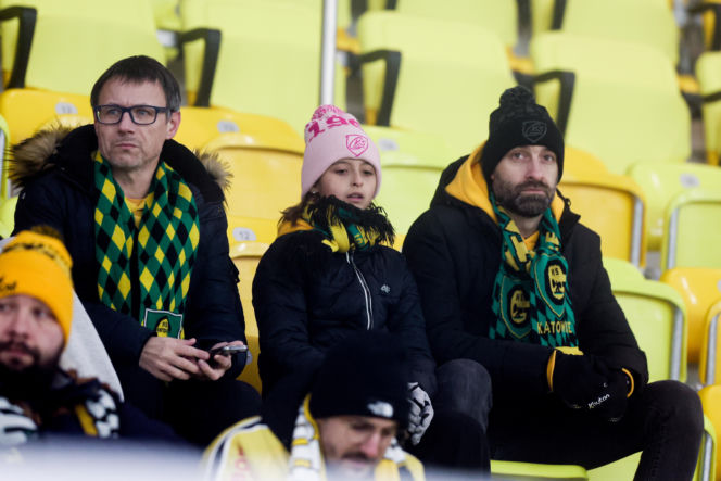 GKS Katowice - Pogoń Szczecin, zdjęcia kibiców i zawodników z meczu 17. kolejki PKO BP Ekstraklasy