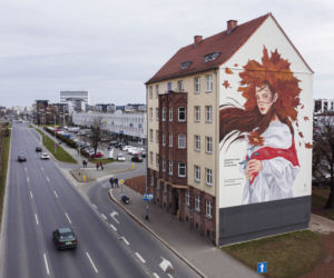 Mural dla białoruskiej opozycji przy ulicy Legnickiej we Wrocławiu