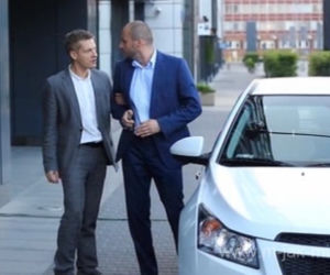 M jak miłość odc. 1023. Piotrek (Marcin Mroczek), Robert Lubiński (Tomasz Borkowski)