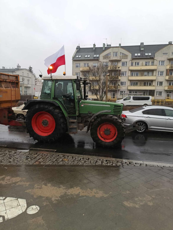 Protest rolników w Toruniu [9.02.2024]