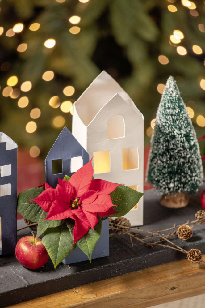 Najpiękniejsze dekoracje świąteczne z poinsecją w roli głównej