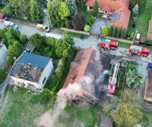 Pożar budynku jednorodzinnego w Sochaczewie
