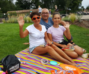 Bydgoska ekipa Eska Summer City na plaży w Pieczyskach