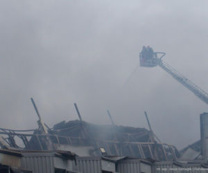 Pożar hali pod Poznaniem