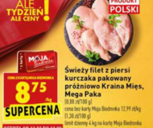 filet z piersi kurczaka 8,75 zł/kg
