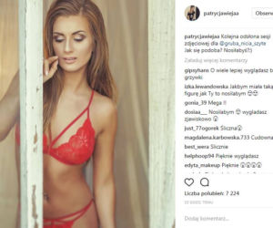 Patrycja Wieja w bieliźnie na Instagramie