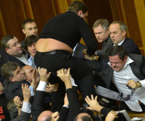 Burda w ukraińskim parlamencie