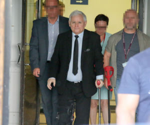 KACZYŃSKI WYSZEDŁ ZE SZPITALA