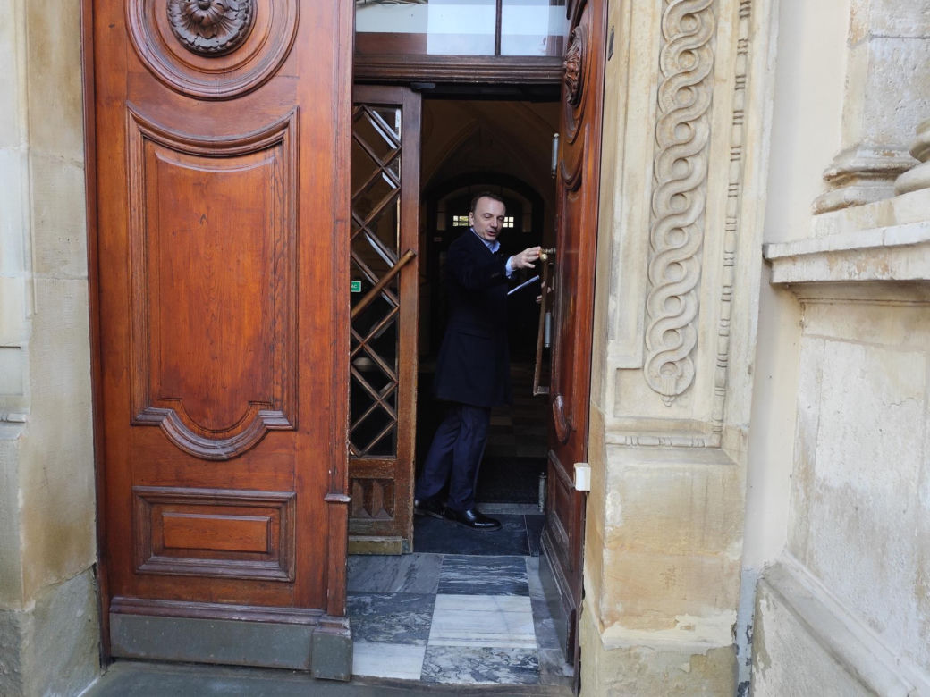 Pierwszy dzień w pracy nowego prezydenta Krakowa Łukasza Gibały