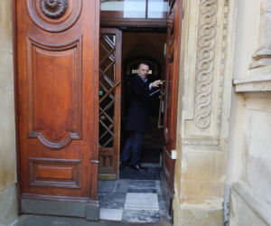 Pierwszy dzień w pracy nowego prezydenta Krakowa Łukasza Gibały