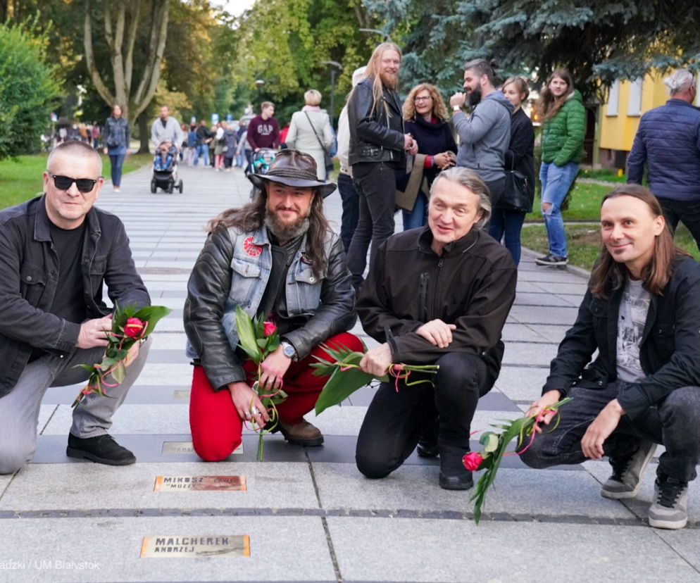 Aleja Bluesa w Białymstoku. Odsłonięto kolejne tabliczki