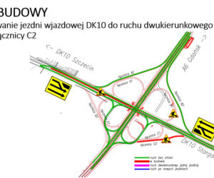 Przebudowa węzła Kijewo - marzec 2021